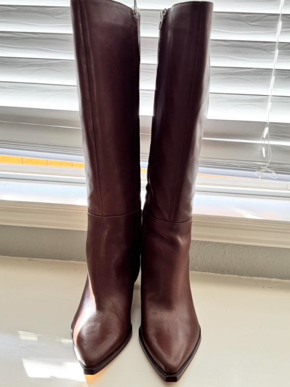 Dolce Vita Auggie WC Leather Knee-High Boots - Brown